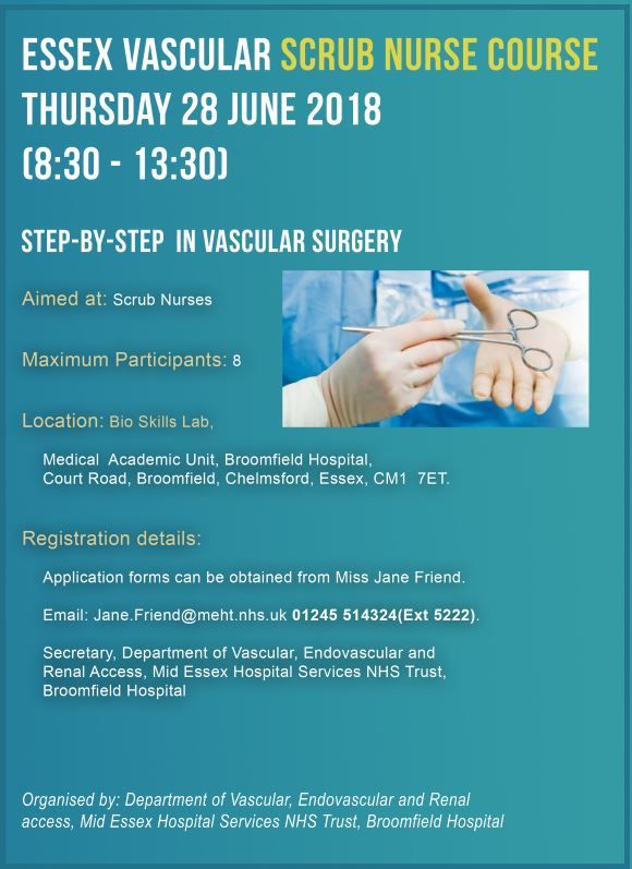 Essex Vascular Scrub Nurse Course
