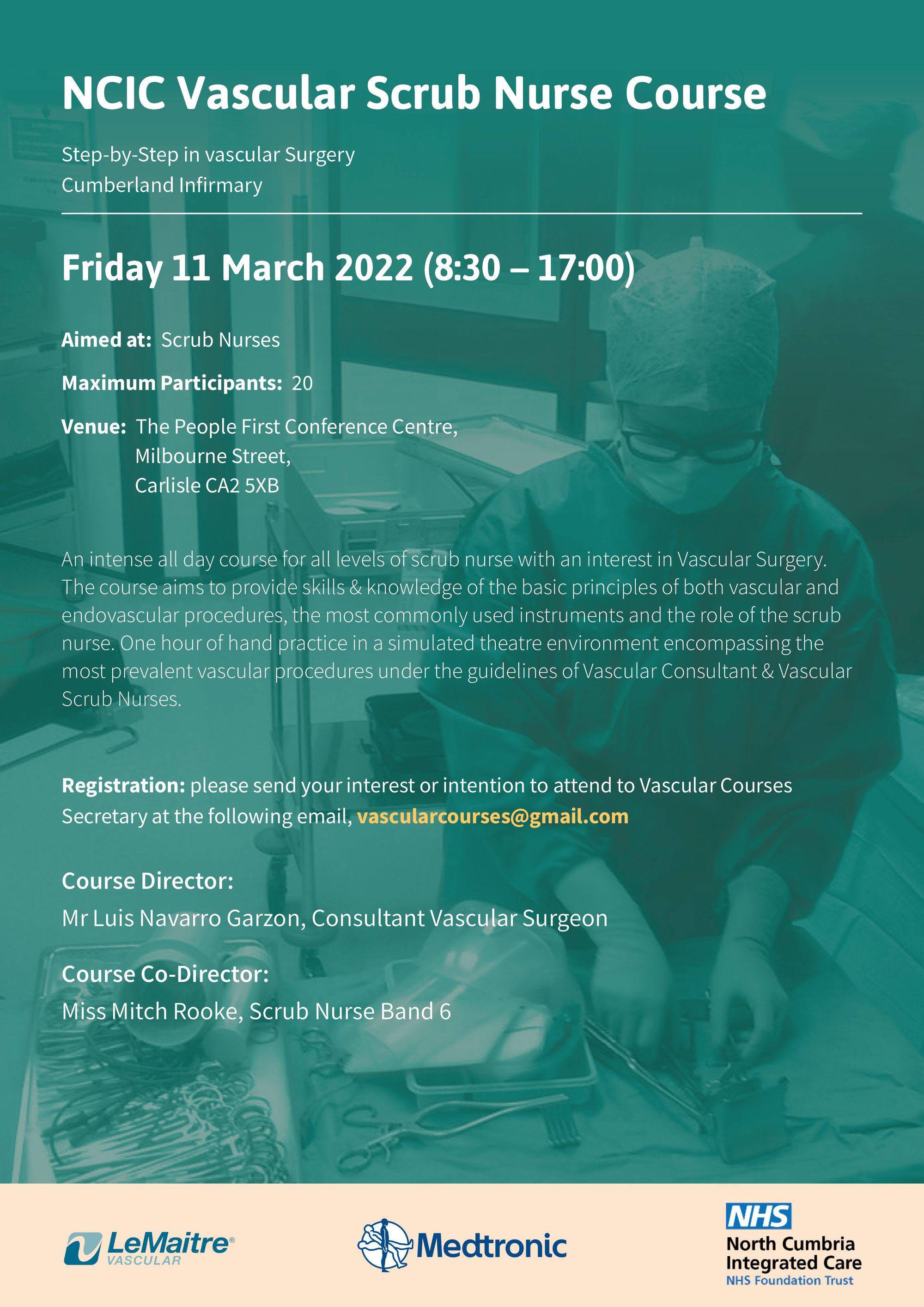 NCIC Vascular Scrub Nurse Course